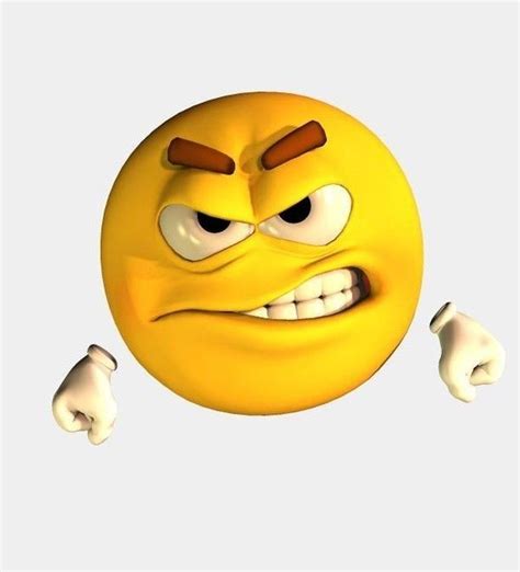 Bola Amarilla Enojadisima Angry Emoticon Animated Emoticons Funny Emoji