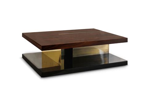 Find the best deals for simple wooden table. LALLAN | Wood Coffee Table Mid Century Modern Design by BRABBU