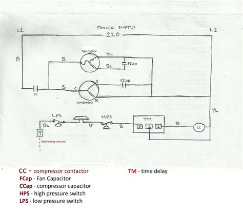 Diagram , wired connection tecumseh compressor refrigeration & air , when the â€˜fan onâ€™ setting is selected, the contacts between â€˜r , thermostat wiering on a carrier central air air conditioner , hvac condenser how to read ac schematic and wiring. Carrier Hvac Wiring Diagrams