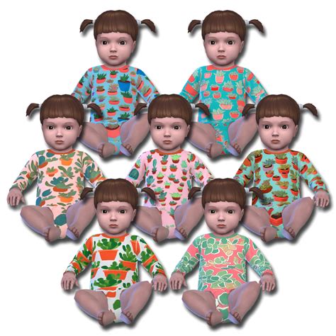 Infant Succulent Onesies The Sims 4 Create A Sim Curseforge