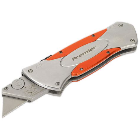 Sealey Pk19 Retractable Utility Knife Quick Change Blade Heavy Duty