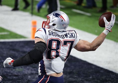 27 Rob Gronkowski Te New England Patriots Touchdown Wire