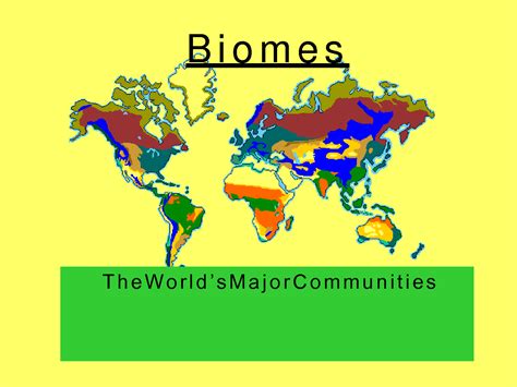 Solution What Is Biomes Studypool