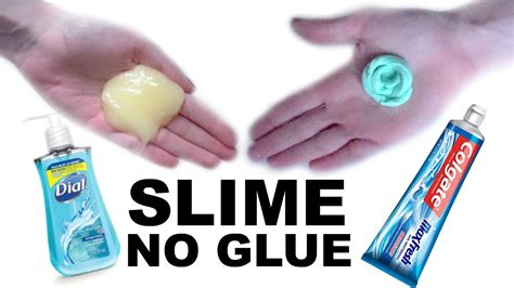 Ingredients & supplies for fluffy slime without borax. HOW TO MAKE SLIME WITHOUT GLUE! TOOTHPASTE AND HAND SOAP! WITHOUT CONTACT SOLUTION,BORAX ...