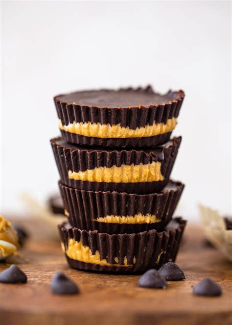 Healthy Chocolate Peanut Butter Cups Gimme Delicious