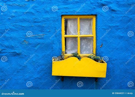 Yellow Window Stock Image Image Of Colorful Antique 25844221