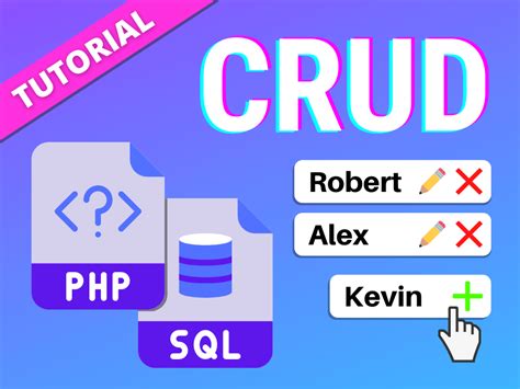CRUD Operations With PHP And MySQL Full Tutorial For Beginners Tony