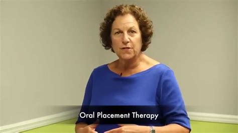 Talktools Oral Placement Therapy Opt Youtube