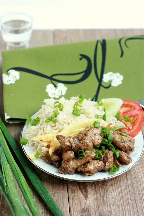 And today, this can be the first photograph: Chicken Lok Lak | Asian recipes, Cambodian food, Khmer food