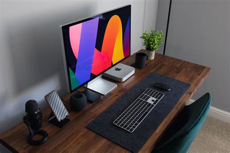 My Home Desk Setup With Studio Display M1 Mac Mini Macsetups