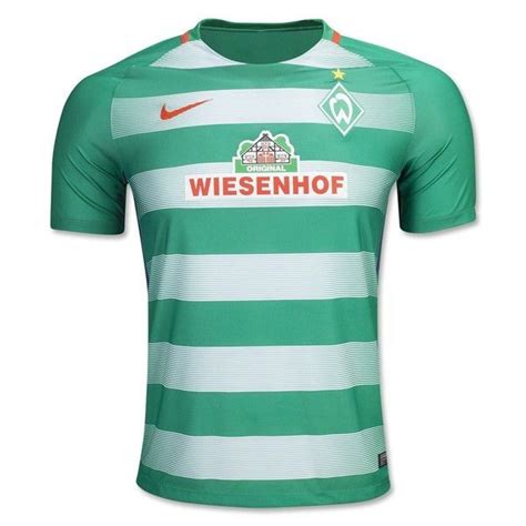 The kit's modern design updates are rooted firmly in the club's heritage. Nike Werder Bremn 16/17 Home Soccer Jersey (With images ...