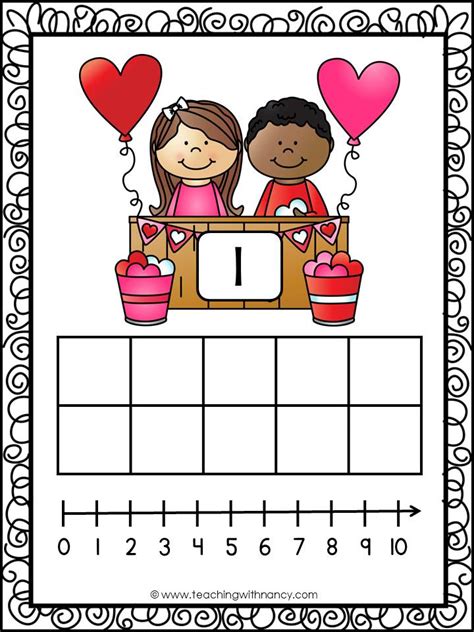 Valentines Day Ten Frames Teaching With Nancy