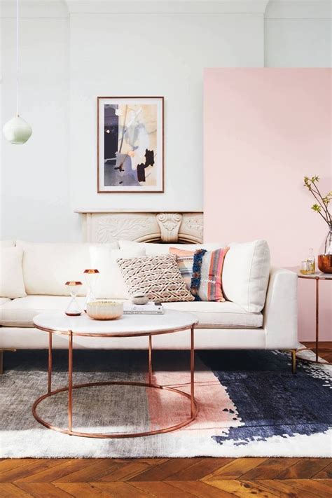 30 Rose Gold Living Room Decor Ideas