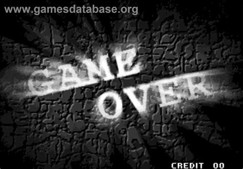 Breakers Revenge Arcade Artwork Game Over Screen