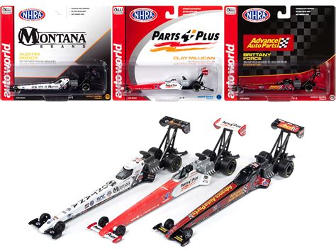 2019 Nhra Tfd Top Fuel Dragster Release 2 Set Of 3 Pieces 164
