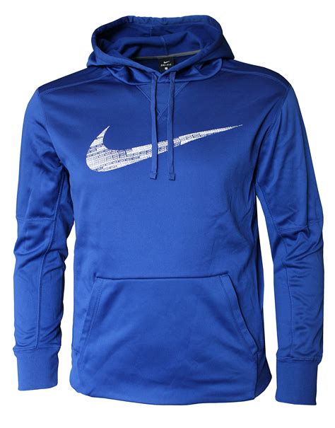 Nike Nike Swoosh Mens Dri Fit Training Hoodie Bluewhite Walmart