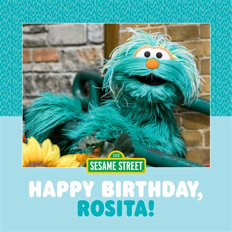 Sesame Street - Feliz cumpleaños, Rosita! We love you for... | Facebook