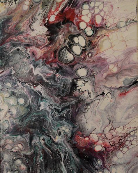 Abstract Darkness Painting By Tracy Burke Pixels