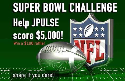 Super Bowl Challenge Jpulseorg