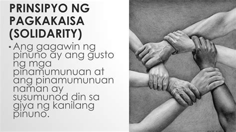 Ano Ang Prinsipyo Ng Pagkakaisa Solidarity