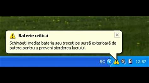 Windows Xp Battery Lowbattery Critical English Russian Romanian