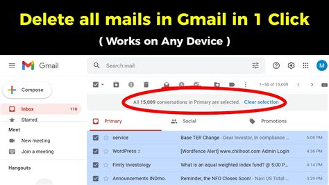 How To Delete All Emails On Gmail At Once How To Delete Gmail Emails