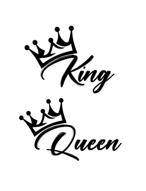 King Svg Queen Svg Custom Svg Cricut Clipart Cricut Svg Etsy In 2022