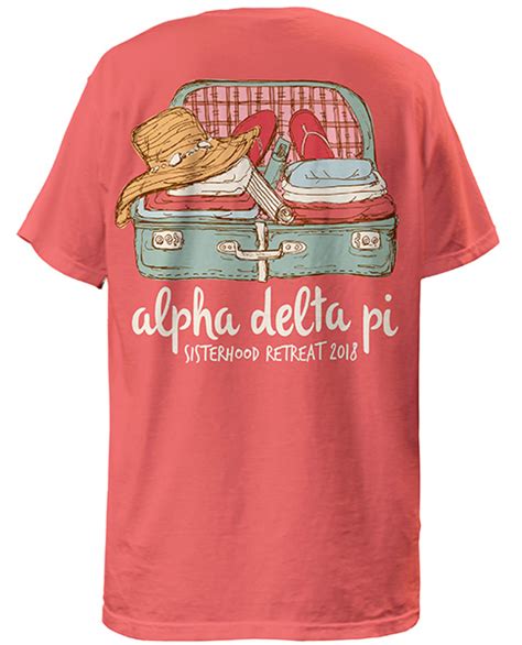 1499 Alpha Delta Pi Sorority Retreat Shirt Greek Shirts