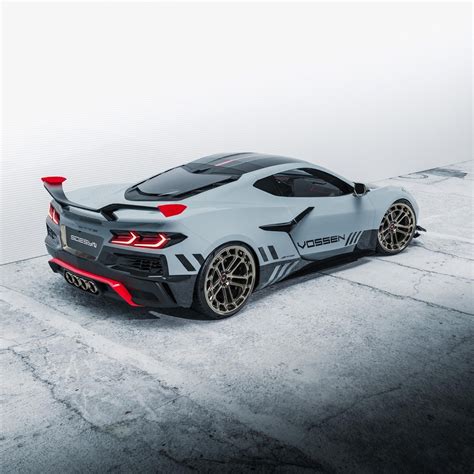 Artist Imagines Custom C8 Corvette Z06 On Vossen Wheels