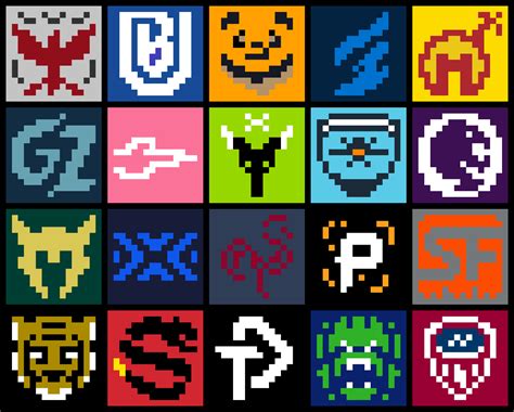 16x16 Pixel Art Owl Logos Roverwatchleague