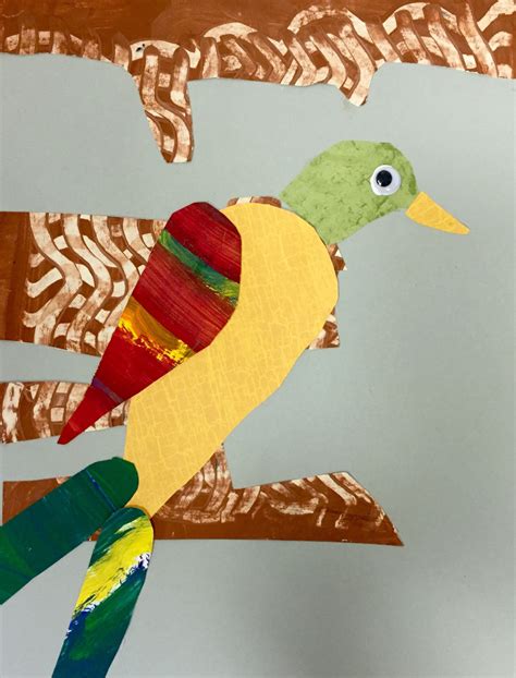 Bird Collage Corbie Arts