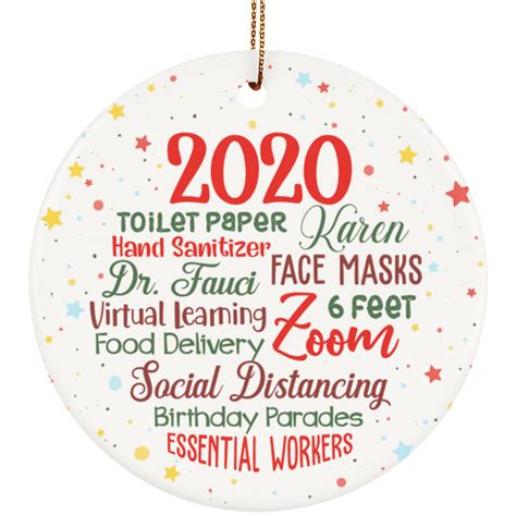 You can adapt these sentimental christmas wishes and message ideas to work for a traditional christmas card, modern holiday card, custom photo card or other seasonal greeting. 2020 Social Distancing Ornament | 2020 Quarantined Christmas Ornament | CubeBik