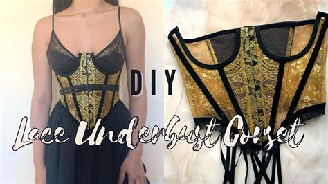 Diy Underbust Corset How To Sew A Busk Youtube