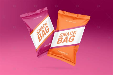 Snack Packaging Mockup Free Download Free Psd Mockups Smart Object