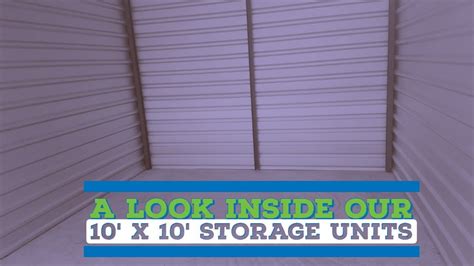 Look Inside A 10 X 10 Climate Controlled Storage Unit Youtube