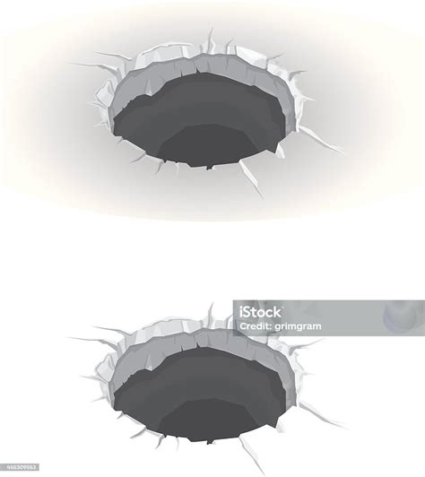 Hole Stock Illustration Download Image Now Sinkhole Hole Volcanic