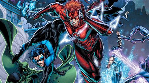 1080p Free Download Teen Titans Wally West Flash Nightwing Dick