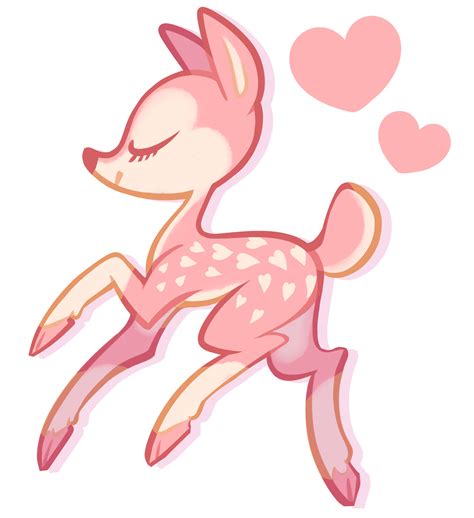 Cute Deer Drawing Free Download On Clipartmag