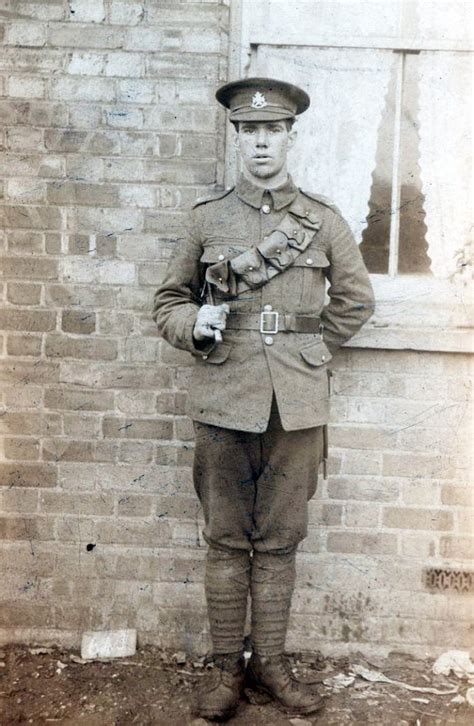 B484 Unnamed Soldier 8th Battalion Sherwood Foresters Courtesy Of