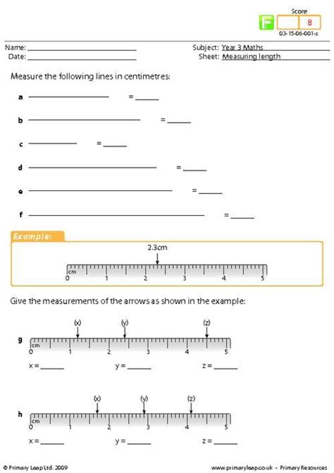 Measuring Length Worksheet Year Maths Worksheets Free Worksheets For