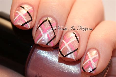 Nails In Nippon Another Pink Plaid