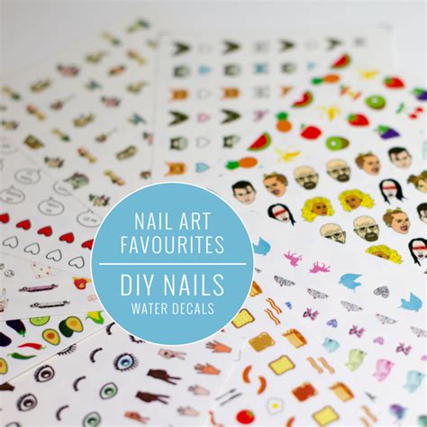 Trim off any excess and add a clear top coat to secure the decal. Nail Art Favourites: DIY Nails Water Decals - The Nailasaurus | UK Nail Art Blog