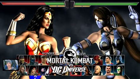 Mortal Kombat Vs DC Universe Wonder Woman Vs Kitana Catwoman YouTube