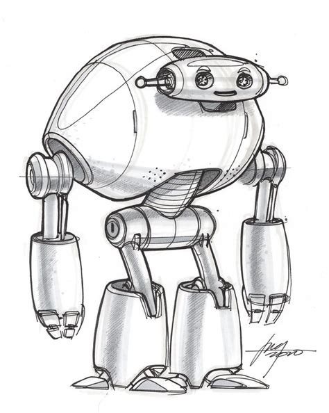 Sketch A Day 281 Sketch A Day Sketches By Spencer Nugent Robot