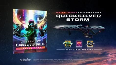 Destiny 2 Lightfall Pre Order Guide Quicksilver Storm Perks Editions