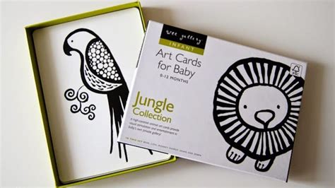 Cartes Black And White De Wee Gallery Des Illustrations Pour éveiller Bébé