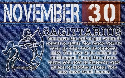 November 30 Zodiac Horoscope Birthday Personality Sunsignsorg