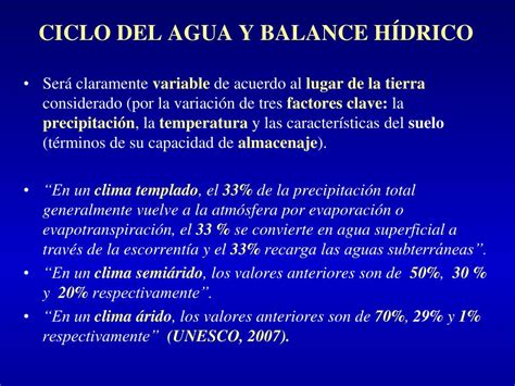 Ppt Ciclo Del Agua Y Balance HÍdrico Powerpoint Presentation Free
