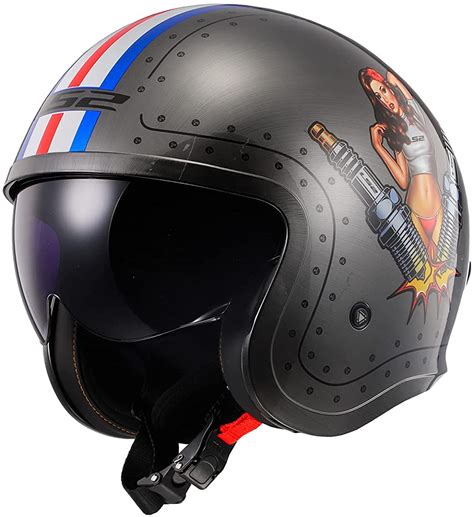 Ls2 Helmets Open Face Spitfire Helmet Automotive