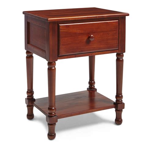 Traditional Style Wood Nightstand In Cherry Finish And Reviews Birch Lane